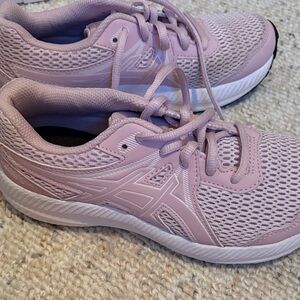 Asics Kids Sneakers in Light Purple and White